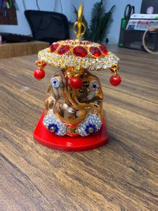 Ride2joy Bajrang Bali Hanuman with Golden Umbrella Idol for Car ...