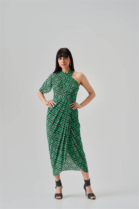 TWIST DRAPE DRESS – Neeti and Mudita