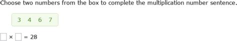 IXL - Multiplication facts up to 10: select the missing factors (Class ...