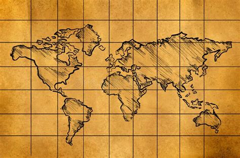 World Map Simple Drawing 的图像结果