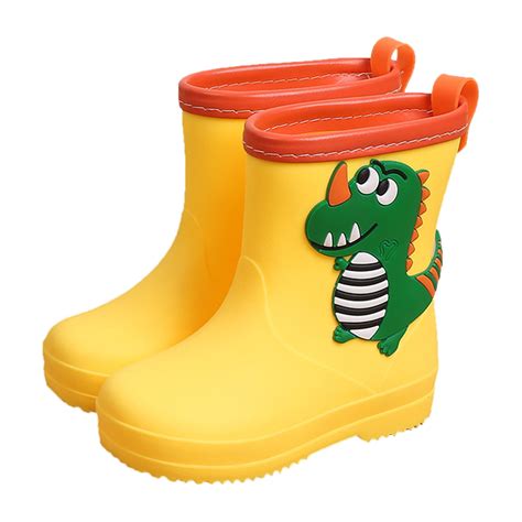 Landzoo Classic Children Rainboots Rubber Children Water Shoes ...