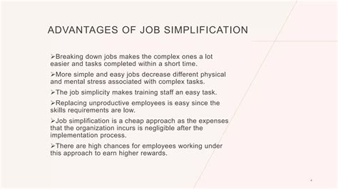 Image result for Example of Job Simplification
