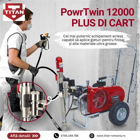 Airless pump Titan PowrTwin 12000 PLUS DI CART - Italia Star