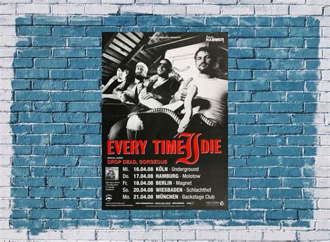Every Time I Die - New Junk Aesthetic, Tour 2008 - Konzertplakat, 22,90