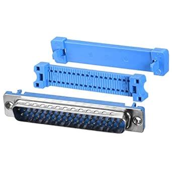 uxcell IDC D-Sub Ribbon Cable Connector 37-pin 2-row Male Plug IDC ...