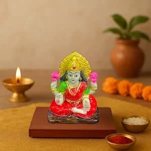 Buy Salvus APP SOLUTIONS Elegant Marble God Laxmi MATA Statue ...