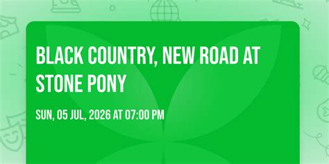 Black Country, New Road at Stone Pony, Stone Pony, Asbury Park, 5 July ...