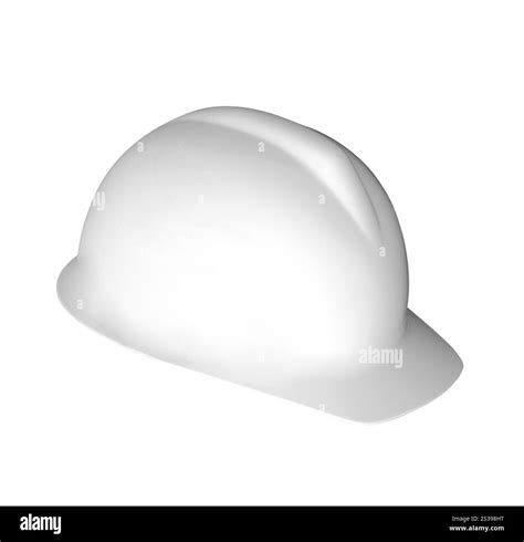 White hard hat, isolated on white. White hard hat Stock Photo - Alamy