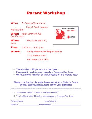 Who:All Parents/Guardians/ template Doc Template | pdfFiller