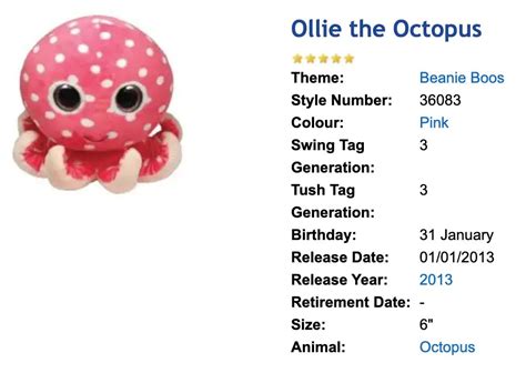 Beanie Baby Birthday Calendar - Printable Calendars AT A GLANCE