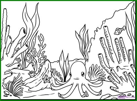 Coral Reef Coloring Page at GetColorings.com | Free printable colorings ...