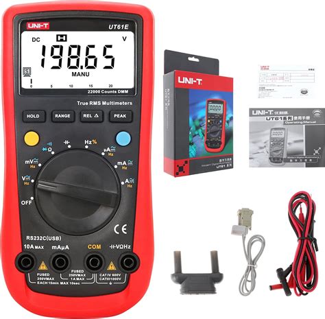 UNI-T UT61E AC/DC Modern Digital Auto Ranging Multimeters Backlight ...