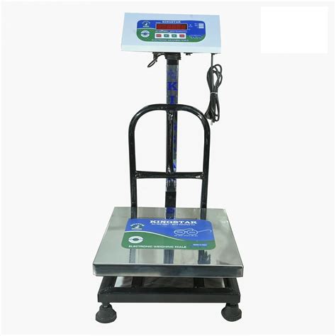 Electronic Platform Weighing Scale 100kg Capacity 10g Accuracy Digital ...