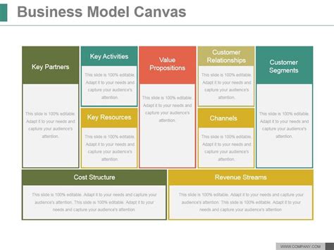 Business Model PowerPoint Slide 的图像结果