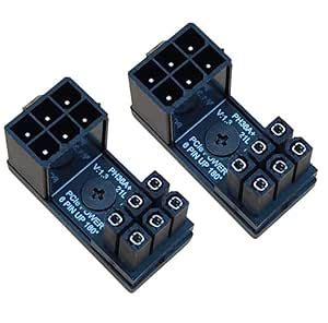 Sintech GPU PCIe ATX 6Pin Male to Female 180 Degree Angled Power ...