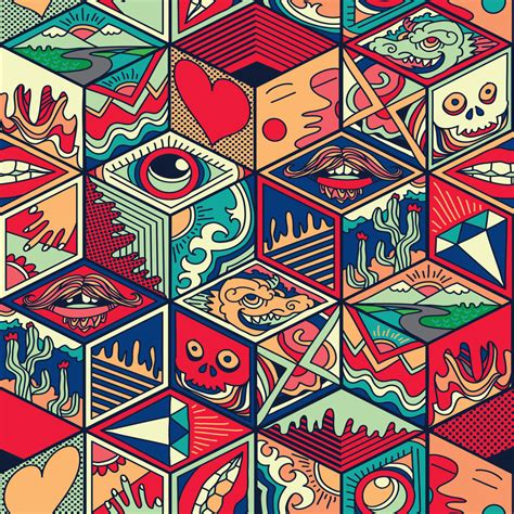 Red Modern Pop Art Sticker – Myindianthings