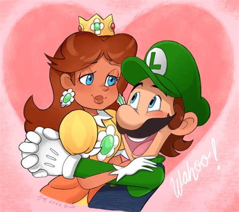 I drew Daisy and Luigi! : r/Mario