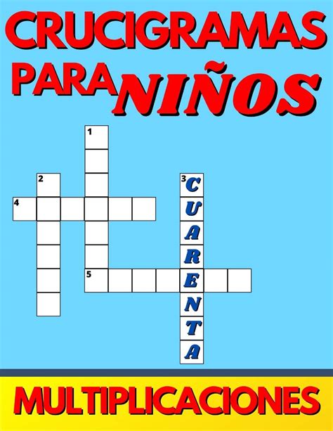 Buy Crucigramas Para Niños Multiplicaciones: Crucigramas ...