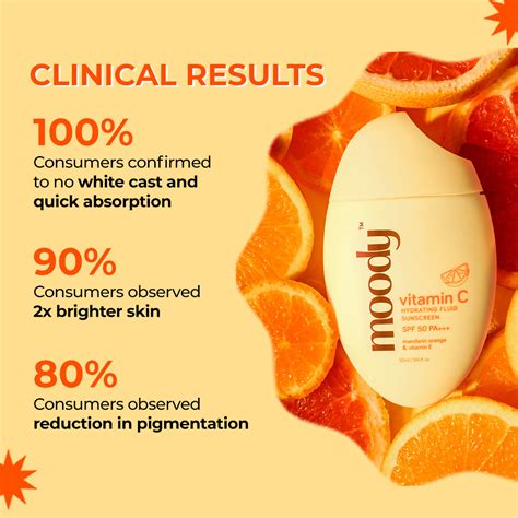 Vitamin C Hydrating Fluid Sunscreen SPF 50 suncream – Moody Store