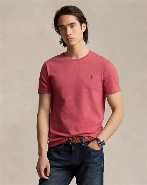 Custom Slim Fit Jersey Crewneck T-Shirt for Men | Ralph Lauren® IN
