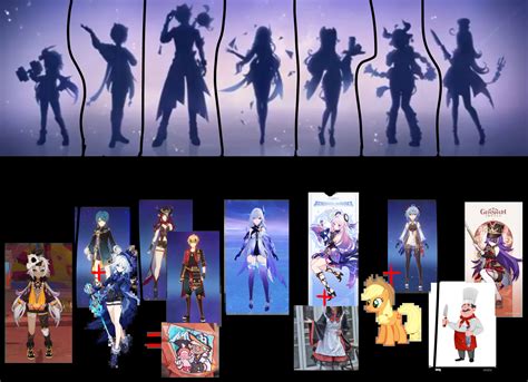 Silhouette Of Upcoming Genshin Characters
