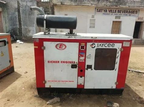 Used Diesel Generator Sets - 15 kVA Old And Used Eicher Air Cooled ...