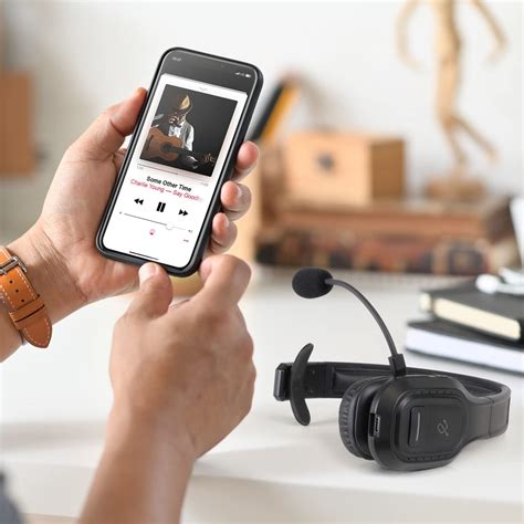 Buy Aluratek Wireless Bluetooth 5.0 Headset with Noise Cancelling Boom ...