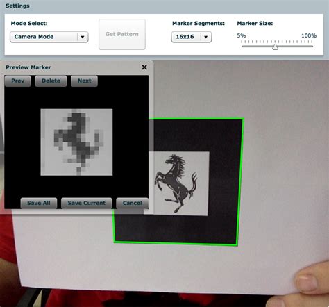ARToolKit 的图像结果