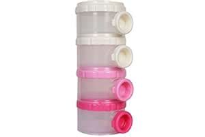 Buy Mummamia Baby Four Tiered Transparent Plastic Snacks Storage Case ...