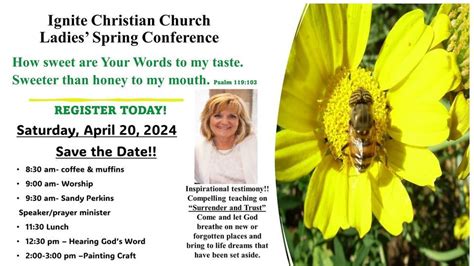 Ladies Spring Conference , Ignite Christian Church, Braidwood, 20 April ...