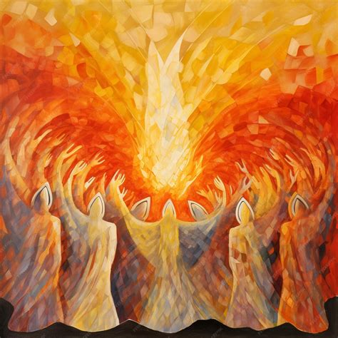 Premium AI Image | Pentecost a powerful image of the holy spirit ...