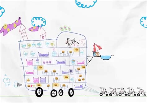 Bluey Dream House Car Coloring Page