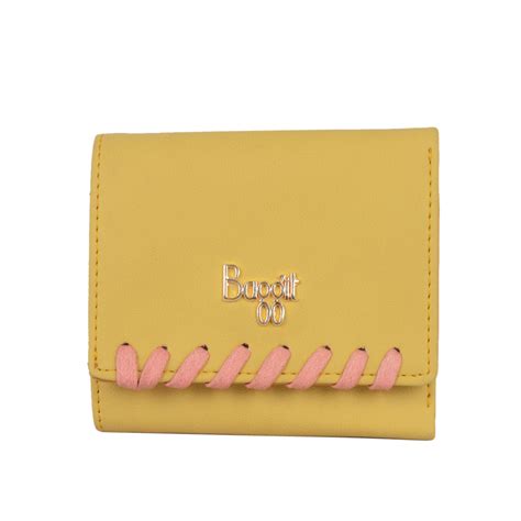 Luz Yellow XS Three Fold wallets