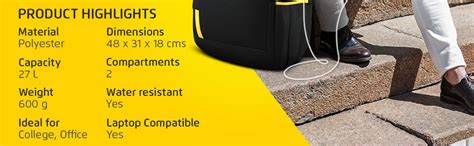 Buy SAFARI 27 Ltrs Black Laptop/Casual/School/College Backpack ...