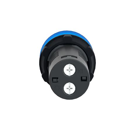 XA2EVB6LC - round pilot light Ø 22 - blue - integral LED - 24 V AC/DC ...