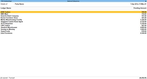 Generate TDS Reports