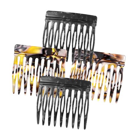 Amazon.com : 4 PCS Hair Side Combs - Mini Hair Combs for Women, French ...
