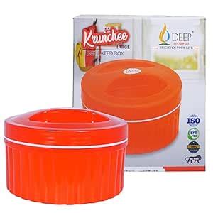 Buy Deep Houseware Krunchee Insulated Tiffin Large 2 Compartments- 555 ...