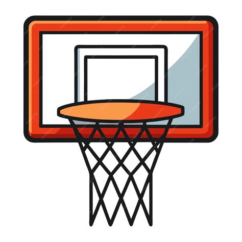 Cartoon Basketball Hoop Vector Image 的图像结果
