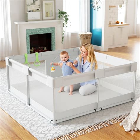 Buy Fodoss Baby Playpen, Playpen for Babies and Toddlers, 47x47inch ...