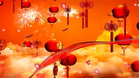 灯火里的中国 原版伴奏 红色 灯笼 剪纸 喜庆LED大荧幕屏幕舞台背景视频