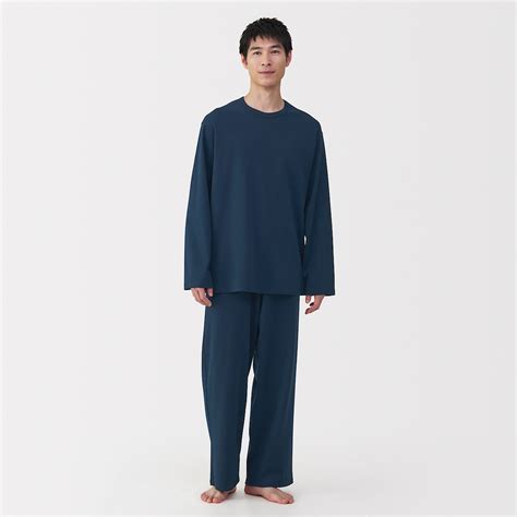 M's Interlock L/Slv loungewear set | MUJI
