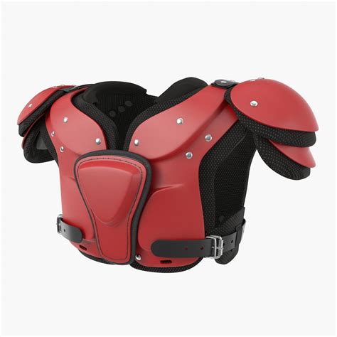 Xenith Flyte Youth Football Shoulder Pads Black 3D Model $69 - .3ds ...