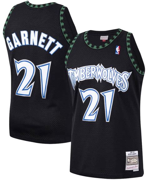 Kevin Garnett Youth Jersey - Black Minnesota Timberwolves Swingman Kids ...