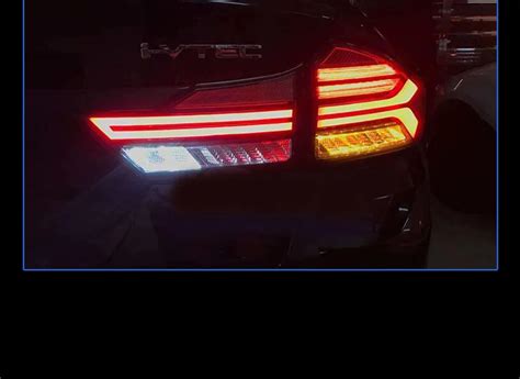 Honda City Tail Light 2014-2019 City LED Tail lamp light LED DRL ...
