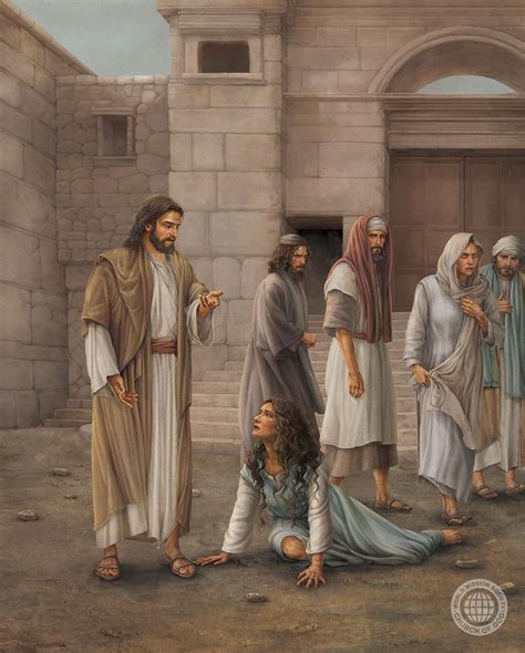 Neither Do I Condemn You - Historical Scene from the Bible