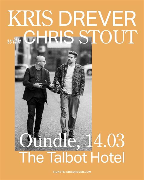 Kris Drever & Chris Stout Little Ember Sessions Oundle With Support ...