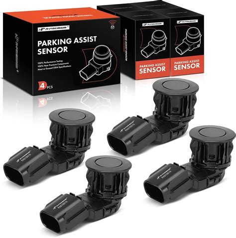 A-Premium 4-PC Reverse Backup Parking Assist Sensor Compatible with Select Toyota Models - RAV4 ...