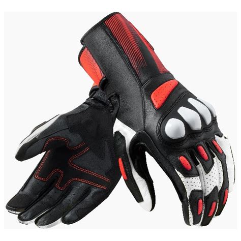 Rev'it! Metis 2 Black Neon Red Gloves