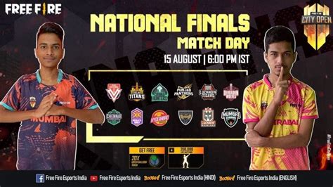 Top 3 teams that are favorites to win the Free Fire City Open National ...